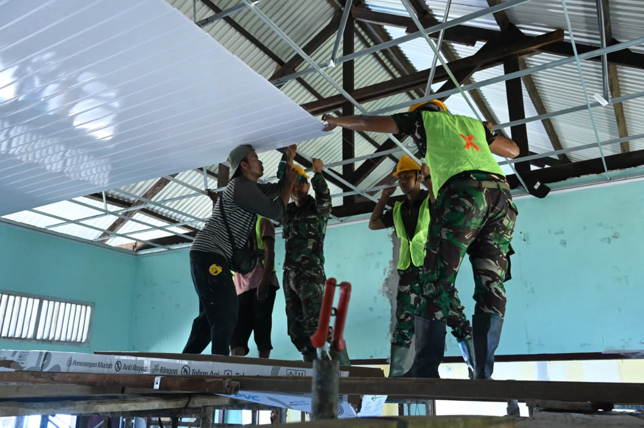 Gandeng TNI, Kemendikdasmen Percepat Rekonstruksi dan Renovasi Sekolah di Aceh