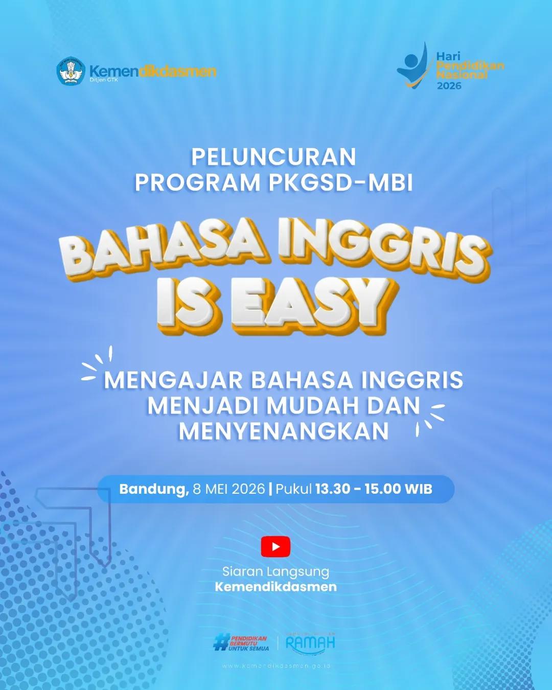 Siap menyambut Bahasa Inggris sebagai mapel wajib di tahun 2027/2028