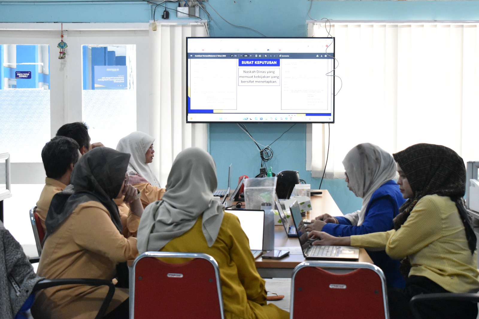 Pendampingan dan Belajar Bareng Pembuatan Surat Dinas