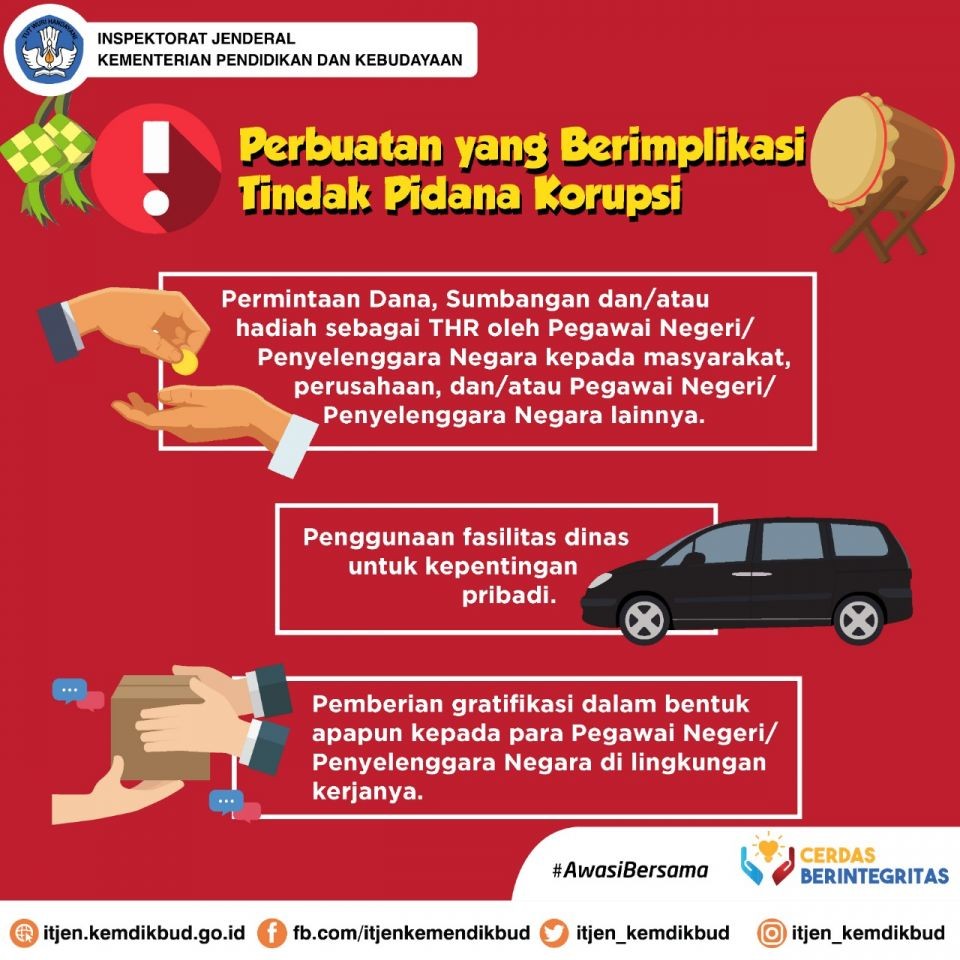 Himbauan Pelarangan pemberian Gratifikasi kepada ASN di Lingkungan PPPPTK TK DAN PLB
