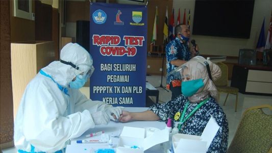 Rapid Test Covid-19 bagi Pegawai PPPPTK TK dan PLB