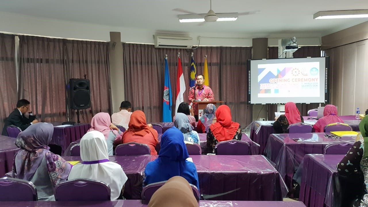 Pembukaan Training of Teachers Trainers for Special Needs Educators di SEAMEO SEN Malaka, Malaysia