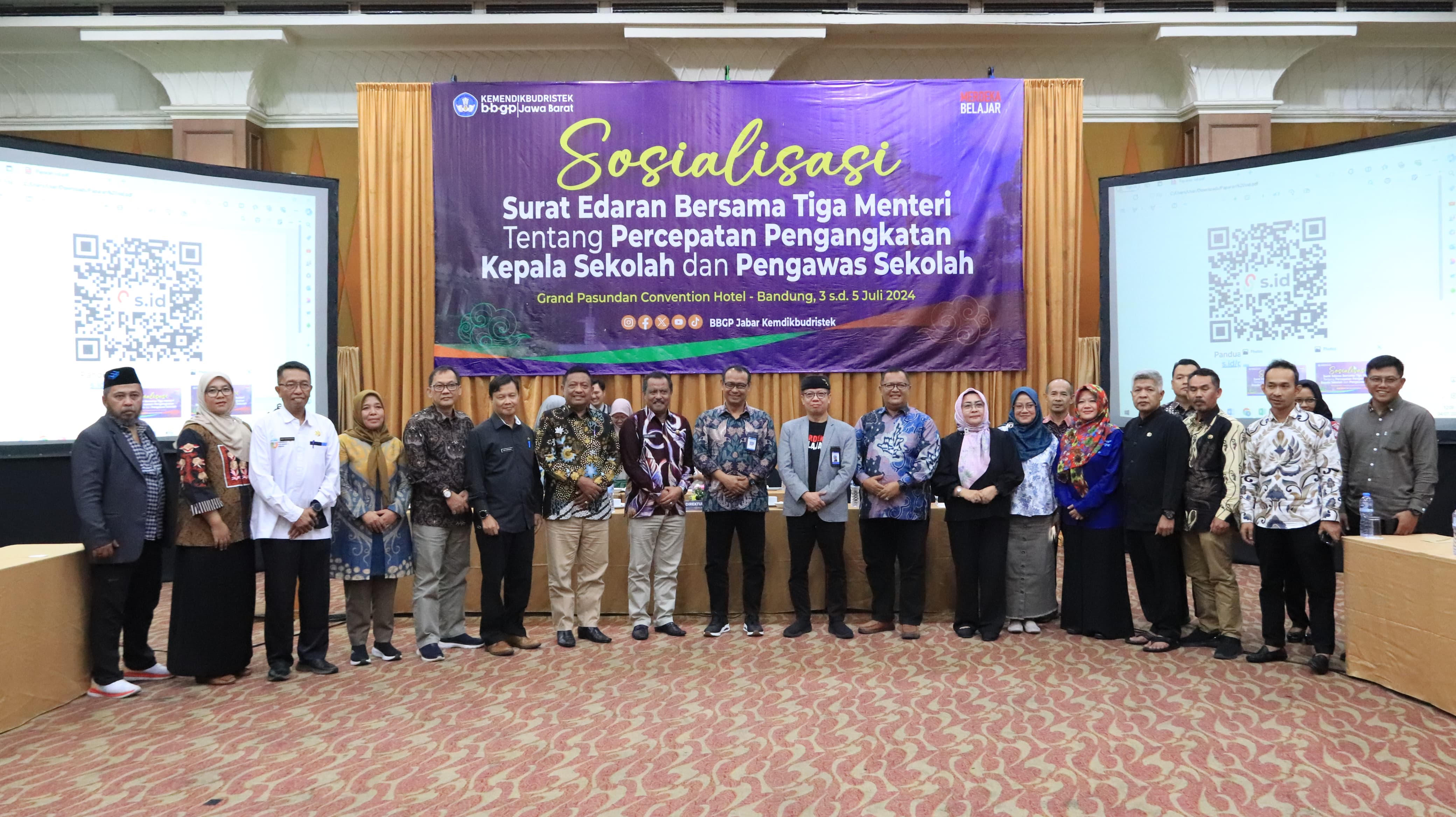 Sosialisasi SEB 3 Menteri Terkait Percepatan Pengangkatan Kepala Sekolah dan Pengawas Sekolah di Jawa Barat