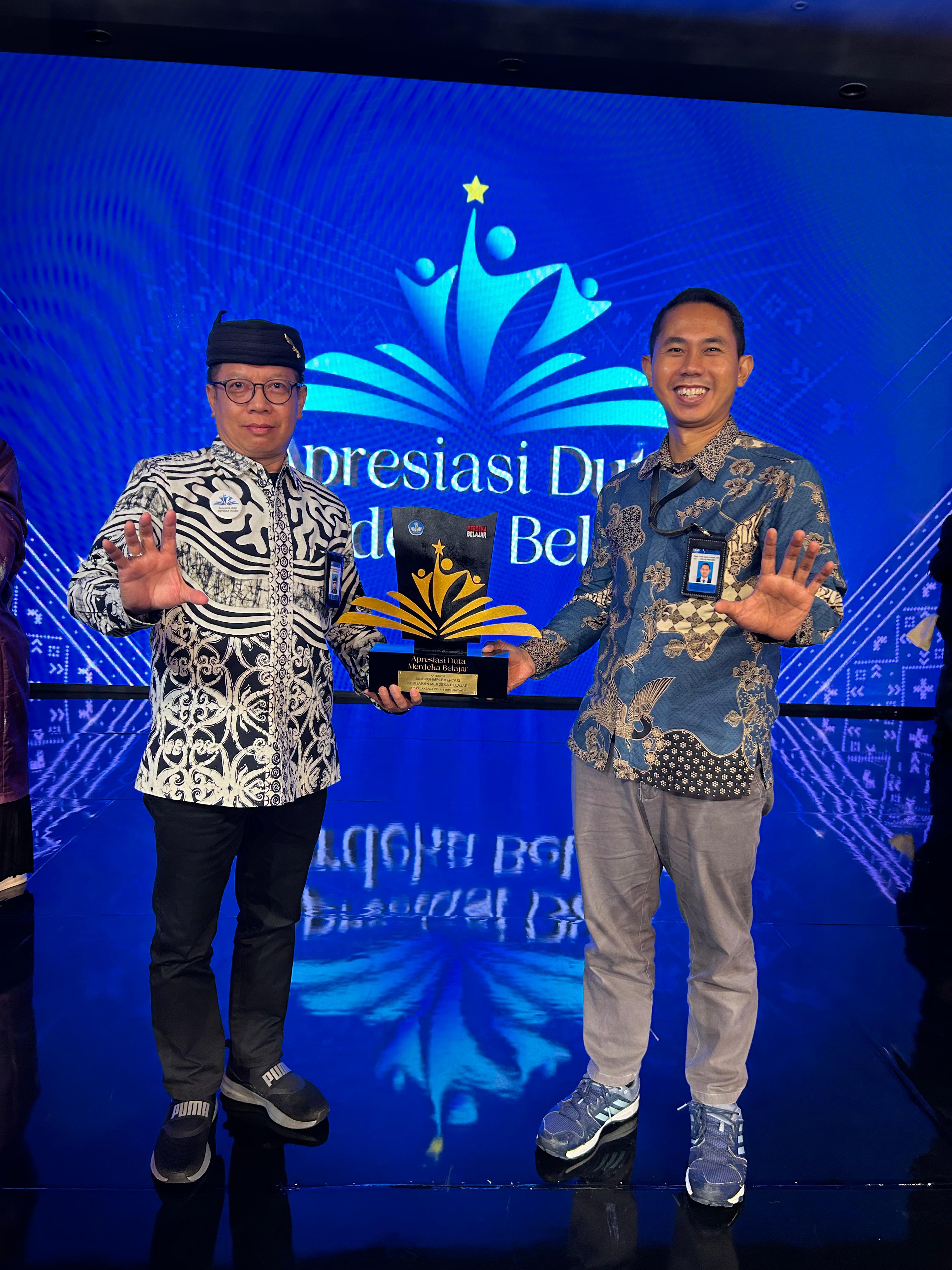 BBGP Jawa Barat Raih Penghargaan UPT Inovatif dalam Sinergi Implementasi Kebijakan Merdeka Belajar
