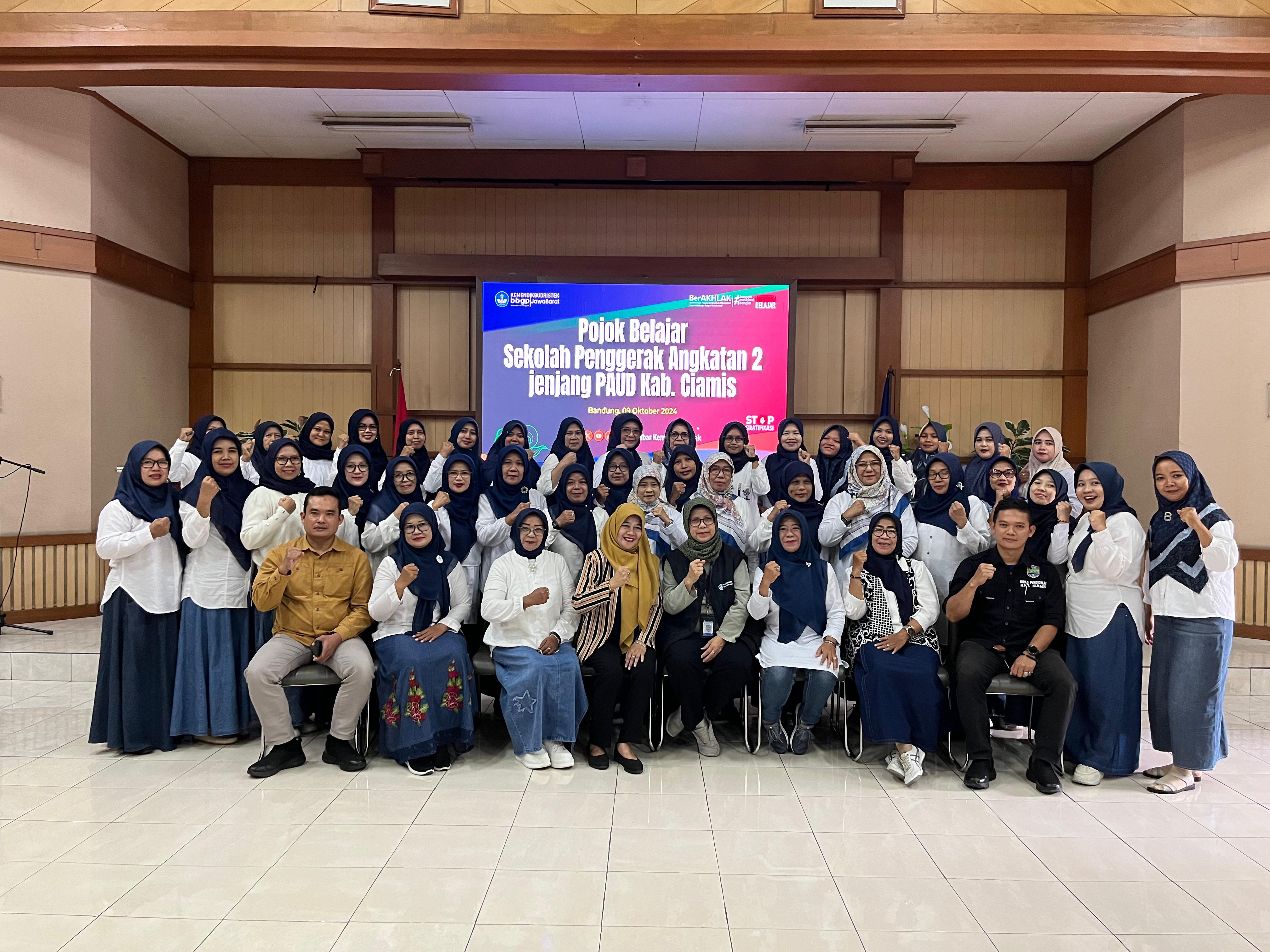 Pojok Belajar BBGP Jabar 2024: Sekolah Penggerak Angkatan 2 Jenjang PAUD Kabupaten Ciamis